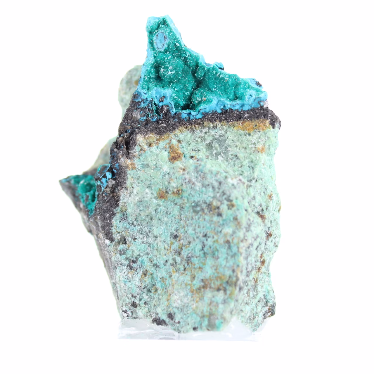 Authentic Brochantite from Chile - Crystals on Gangue