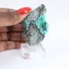 Raw Brochantite Mineral Specimen from Chile on Base - 1