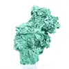 Large aggregate of needle-like malachite from DRC on acrylic stand - 2