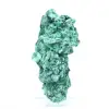 Large aggregate of needle-like malachite from DRC on acrylic stand - 3
