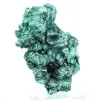 Large aggregate of needle-like malachite from DRC on acrylic stand - 5