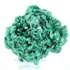 Acicular malachite from Congo, decorative natural stone on stand - 1