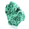Acicular malachite from Congo, decorative natural stone on stand - 4