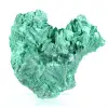 Green fibrous malachite specimen from Congo, acrylic display stand - 0