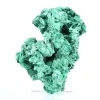 Slender fibrous malachite from DRC, authentic mineral on stand - 0