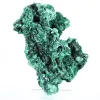Slender fibrous malachite from DRC, authentic mineral on stand - 3