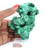 Slender fibrous malachite from DRC, authentic mineral on stand - 6