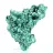 Malachite aggregate from Congo-Kinshasa for collectors, on stand
