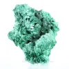 Compact malachite with silky lustre from Congo, mounted on acrylic - 0