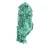 Fibrous malachite column from Congo, specimen on acrylic stand