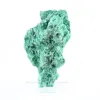 Natural green malachite from Congo in fibrous aggregate, on stand - 3