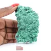 Fibrous malachite from Congo, collector's stone with satin lustre - 6