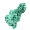 Malachite stone from DRC in radiating fibres, acrylic stand - 4