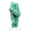 Fibrous-structured malachite from Congo, mineral specimen on stand - 1