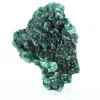 Fibrous-structured malachite from Congo, mineral specimen on stand - 3