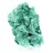 Dense malachite with tight fibres from Congo, mineral on acrylic