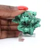 Sturdy block of fibrous malachite from Congo, mineral décor - 6