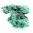 Sturdy block of fibrous malachite from Congo, mineral décor