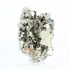 Octahedral pyrite from Peru – Crystallization on an acrylic base - 2