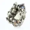 Octahedral pyrite from Peru – Crystallization on an acrylic base - 7