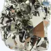 Octahedral pyrite from Peru – Crystallization on an acrylic base - 8