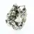 Octahedral pyrite from Peru – Crystallization on an acrylic base