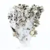 Natural octahedral pyrite crystals from Peru on a base - 1