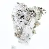 Natural octahedral pyrite crystals from Peru on a base - 2