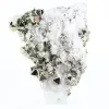 Natural octahedral pyrite crystals from Peru on a base - 5
