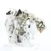 Specimen of pyrite from Peru with golden octahedral crystals - 2