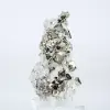 Pyrite from Peru in octahedral forms – Collector's mineral on a base - 1
