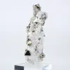 Pyrite from Peru in octahedral forms – Collector's mineral on a base - 4