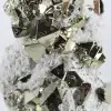 Pyrite from Peru in octahedral forms – Collector's mineral on a base - 8