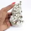 Pyrite from Peru in octahedral forms – Collector's mineral on a base - 9