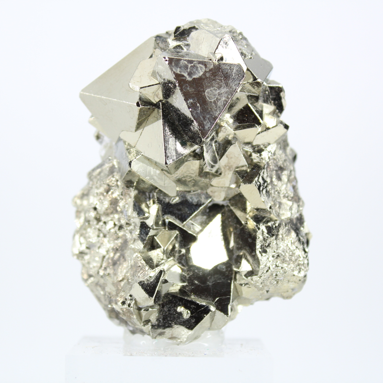 Octahedral pyrite from Peru, raw collector's stone