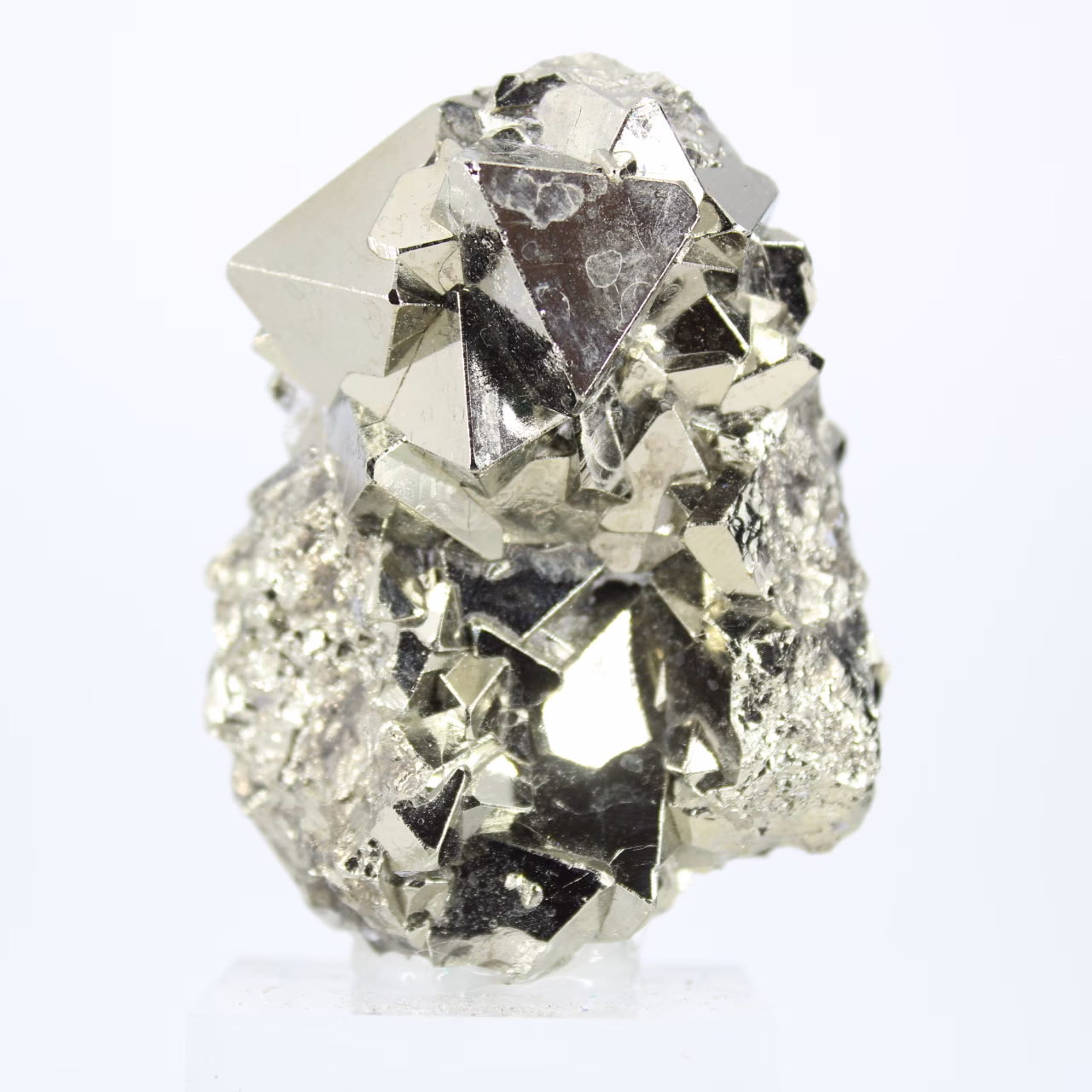 Octahedral pyrite from Peru, raw collector's stone