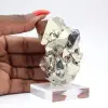 Pyrite octahedra from Peru – Natural specimen on a base - 8