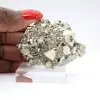 Golden pyrite from Peru with triangular crystals – Collection - 7