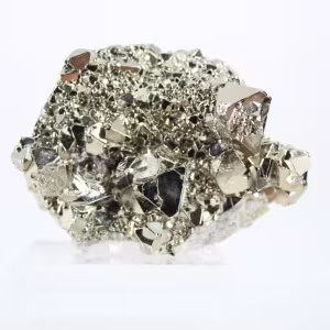 Golden pyrite from Peru with triangular crystals – Collection