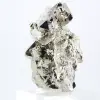 Pyrite from Peru, octahedral crystals on an acrylic base - 4