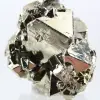 Authentic octahedral pyrite from Peru – Display piece - 5