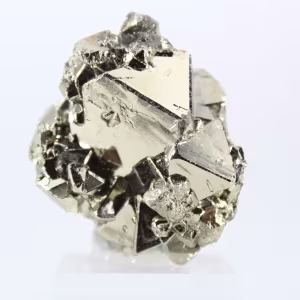 Authentic octahedral pyrite from Peru – Display piece