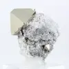 Octahedral crystals of pyrite, iron sulfide from Peru - 2