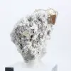 Octahedral crystals of pyrite, iron sulfide from Peru - 3
