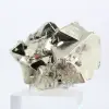 Geometric pyrite from Peru – Octahedral crystals on a base - 3