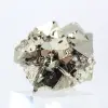 Geometric pyrite from Peru – Octahedral crystals on a base - 4