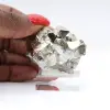 Geometric pyrite from Peru – Octahedral crystals on a base - 5