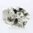 Geometric pyrite from Peru – Octahedral crystals on a base