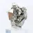 Mineralogical specimen of octahedral pyrite from Peru