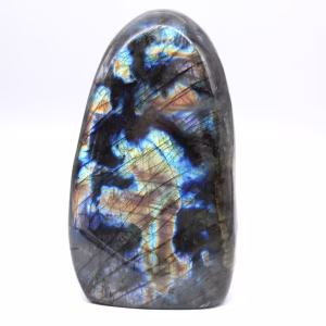 Polished Malagasy Labradorite Stone for Décor and Collection